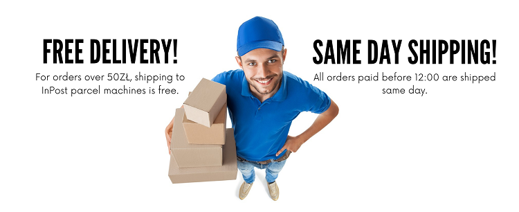 Free and fast delivery