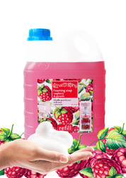 Foam hand soap with a raspberry scent 2L