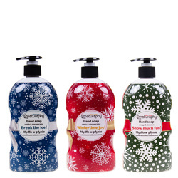 Christmas hand soap set 3x 650 ml