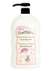 KIDS Żel pod prysznic truskawkowe z aloesem 1L