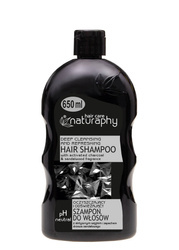 Hair shampoo with activated charcoal 650 ml