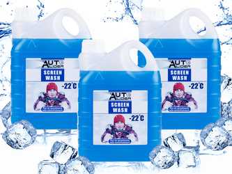 Set of 3x windshield washer fluid -22°C 2L