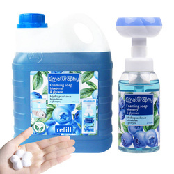 A set of foam hand soaps with a blueberry scent 2L + 300ml