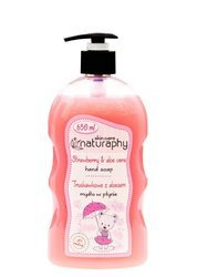 KIDS mydło do rąk w płynie truskawkowe z aloesem 650 ml