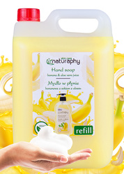Mydło do rąk w płynie bananowe z aloesem Naturaphy 5L