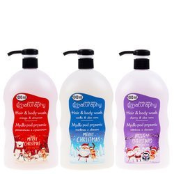 Christmas shower soap set 3x 1L