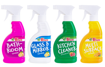 Set of household cleaning products 4x 300ml