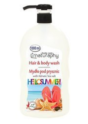 Żel pod prysznic HelloSummer z solą morską z Adriatyku 1L