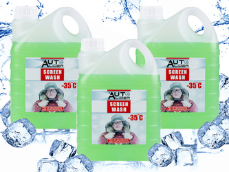 Set of 3x windshield washer fluid -35°C 2L