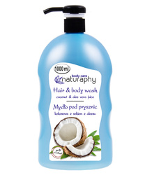 Żel pod prysznic o zapachu kokosa z  naturalnym sokiem z aloesu 1L