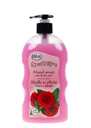 Rose liquid soap with aloe vera 650 ml