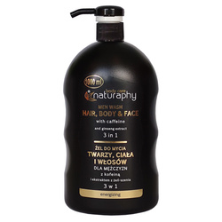 Gel for face, hair and hair with activated charcoal 1L